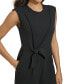 ფოტო #5 პროდუქტის Women's Tie-Waist Sleeveless Jumpsuit