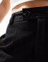 Stradivraius tailored trouser with turn up hem in black Черный, 36 - фото #2