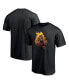 ფოტო #1 პროდუქტის Men's Black Arizona State Sun Devils Team Midnight Mascot T-shirt