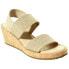 Фото #2 товара VANELi Chila Wedge Womens Off White Casual Sandals 307887