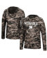 Фото #5 товара Men's Black Nebraska Huskers Mossy Oak SPF 50 Performance Long Sleeve Hoodie T-shirt