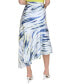 Women's Printed Asymmetrical Midi Skirt