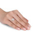 ფოტო #2 პროდუქტის Lab-Grown White Sapphire Heart Ring (2-2/5 ct. t.w.) in Yellow-Plated Sterling Silver
