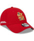 Фото #1 товара Men's Red St. Louis Cardinals 2023 MLB World Tour: London Series Flag Fill 9FORTY Adjustable Hat