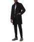 ფოტო #3 პროდუქტის Men's Sheffield Melton Wool Slim Overcoat with Interior Bib