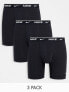 Фото #1 товара Nike 3 pack of trunks in black