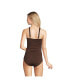 Фото #11 товара Women's High Neck to One Shoulder Multi Way One Piece Swimsuit