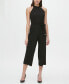 Halter-Neck Cropped Jumpsuit