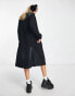 Noisy May lightweight longline cardigan in black M - фото #4