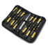 Фото #1 товара Set of microscrewdrivers + tweezers Proxxon 22812 - 13pcs