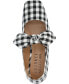 ფოტო #4 პროდუქტის Women's Seralinn Bow Square Toe Flats