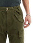 Alpha Airman cargo trouser in dark olive green Зеленый, W30 - фото #5