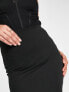 Фото #5 товара Brave Soul Tall jade jersey basic skirt in black