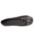 Women's Satin Ballerina Slippers with Bow