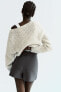 Фото #4 товара Асимметричная юбка-шорты ZARA