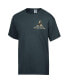 ფოტო #2 პროდუქტის Men's Charcoal Distressed Army Black Knights Vintage-Like Logo T-shirt