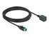 Фото #5 товара Delock 85983 - 4 m - Black - Cable - Digital, Extension Cable shielded 4 m
