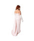 Фото #2 товара Barbie Plus Size Pink Satin Strapless Enchanted Evening Gown