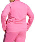 ფოტო #2 პროდუქტის Women's 3-Stripe Tricot Track Jacket, XS-4X
