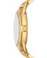 ფოტო #2 პროდუქტის Women's Miller Gold-Tone Stainless Steel Bracelet Watch 34mm