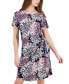 Petite Side Knot Short-Sleeve Sheath Dress