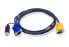 Фото #1 товара ATEN USB KVM Cable 3m - 3 m - VGA - Black - HDB-15 + USB A - SPHD-15 - Male