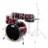 DW PDP CM7 Red to Black