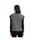 Women's Textured Sweater Vest With Contrast Trim Medium grey mix, L - фото #2