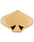 Фото #2 товара Gold-Tone Spade Signet Ring