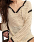 ფოტო #6 პროდუქტის Women's Cotton Oversized Crochet Tunic