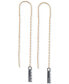 ფოტო #7 პროდუქტის Tri-Tone 3-Pc. Set Crystal & Star Charm Hoop & Threader Earrings