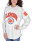 Фото #1 товара Women's White Clemson Tigers Edith Long Sleeve T-shirt