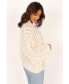 ფოტო #6 პროდუქტის Women's Hailey Over Sleeve Cardigan