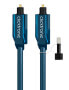 Фото #1 товара ClickTronic 2m Toslink Opto-Set - Toslink - Male - TOSLINK - Male - 2 m - Blue