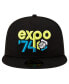 Фото #4 товара Men's Black Spokane Indians Theme Night Expo '74 59FIFTY Fitted Hat