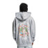 MISTER TEE Summer Of Love Heavy Oversize full zip sweatshirt Серый, L - фото #3