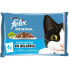 Фото #1 товара PURINA Felix Selection Fishs 4x85g Cat Snack 12 Units