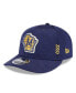 Фото #1 товара Men's Navy Milwaukee Brewers 2024 Clubhouse Low Profile 59FIFTY Fitted Hat