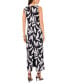Фото #2 товара Women's Printed Sleeveless Maxi Dress