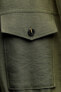 Фото #5 товара Платье-рубашка длины мини ZARA