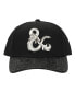 Фото #1 товара Men's Metal Badge Logo Black Snapback Hat