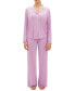 ფოტო #1 პროდუქტის GapBody Women's 2-Pc. Notched-Collar Long-Sleeve Pajamas Set