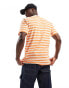 Фото #4 товара Parlez hamoc stripe t-shirt with pocket in orange