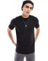 Brave Soul high neck t-shirt in black