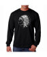 Men's Word Art Long Sleeve T-Shirt 2XL - фото #1