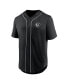 Men's Black Sporting Kansas City Third Period Fashion Baseball Button-Up Jersey
