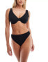 Hollister co-ord curvery high waist bikini bottom in black