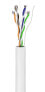 Wentronic CAT 6 Network Cable - U/UTP - white - 305m - 305 m - Cat6 - U/UTP (UTP)