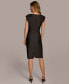 ფოტო #2 პროდუქტის Women's Printed Scuba Sheath Dress