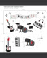 Rock Star Musical Instruments Wall Decals/Stickers - Drums/Guitar